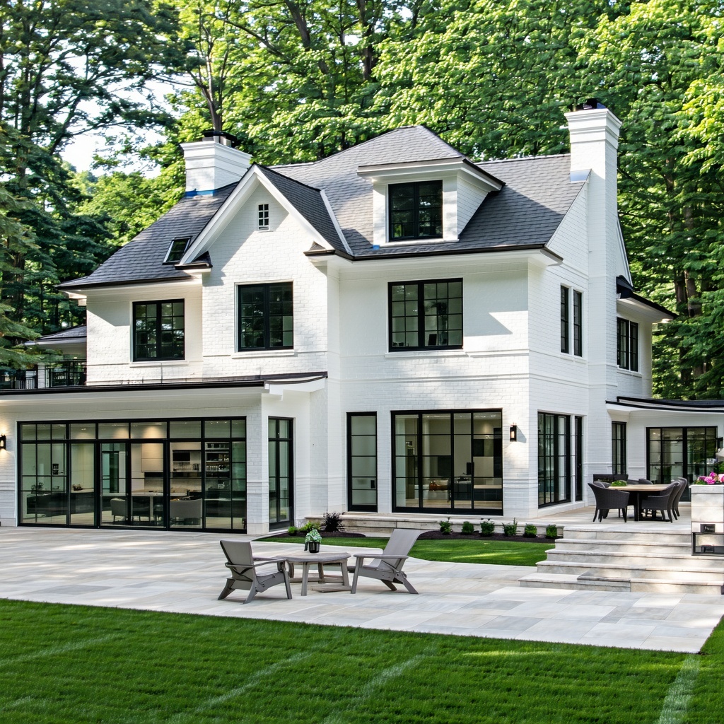 A whole house remodel involves a comprehensive renovation of an entire residential property transforming both its interior spaces This extensive project may include updating the layout for improved functionality modernizing kitchens and bathrooms wit-1